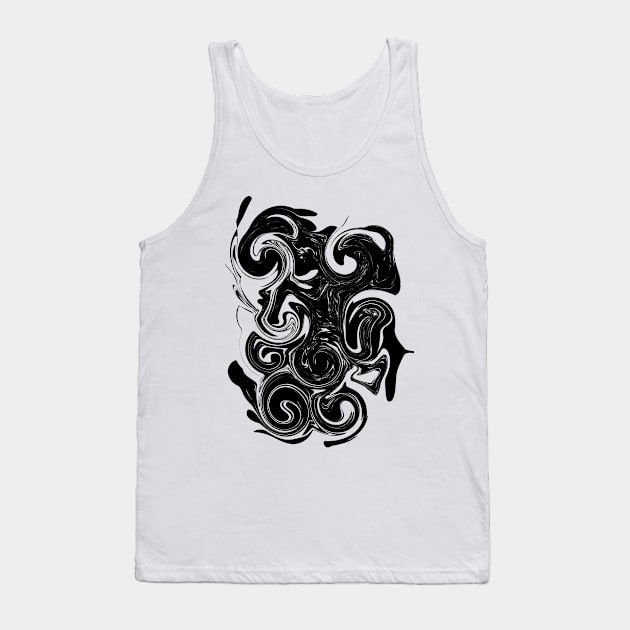 waves abstract Tank Top by PlosionArts